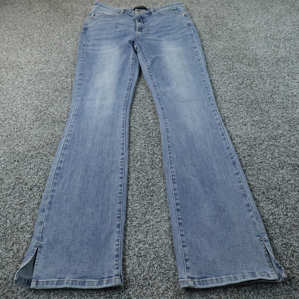Judy Blue Jeans Womens 15 Light Denim Pants High Rise Slim Bootcut Flare Stretch